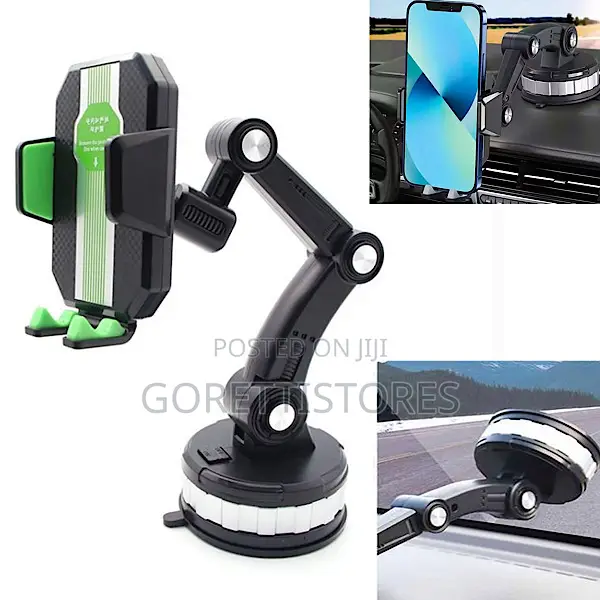 Universal One Button Pop-Up Suction Phone Holder