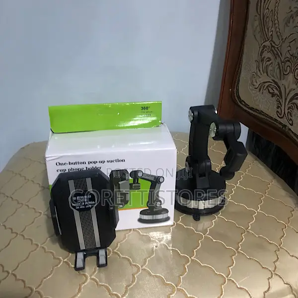 Universal One Button Pop-Up Suction Phone Holder