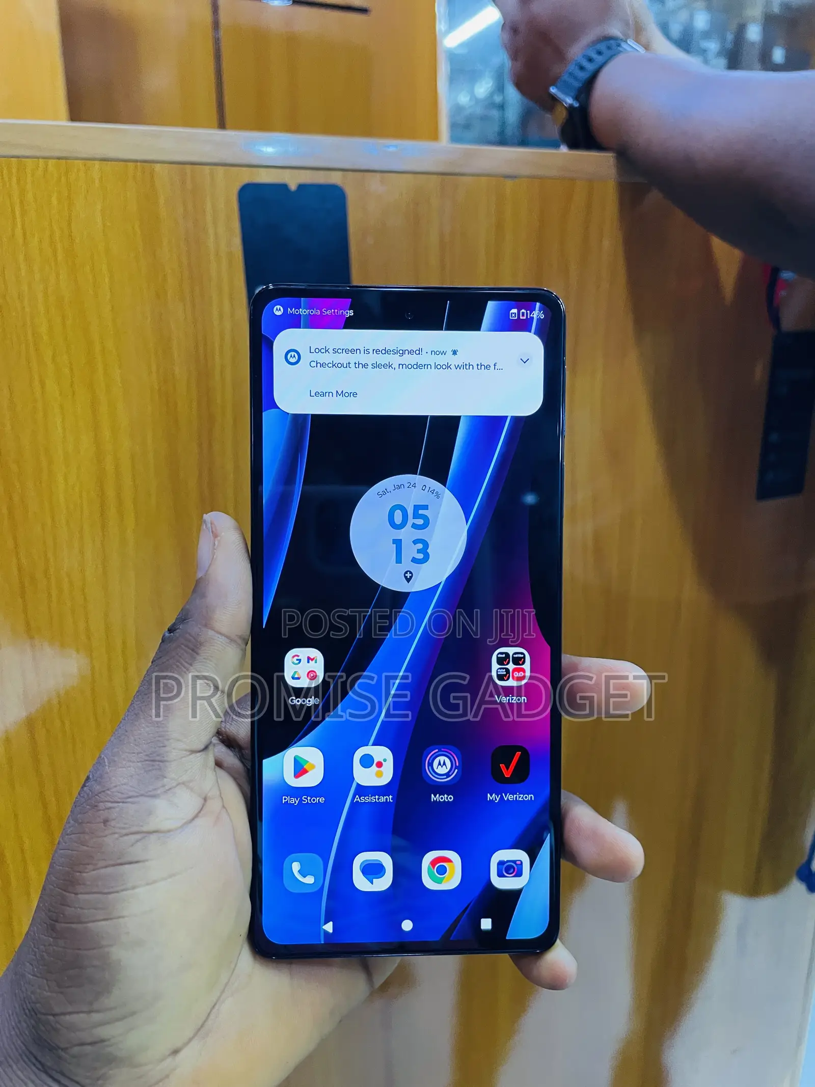 Motorola Edge (2022) 256 GB Blue