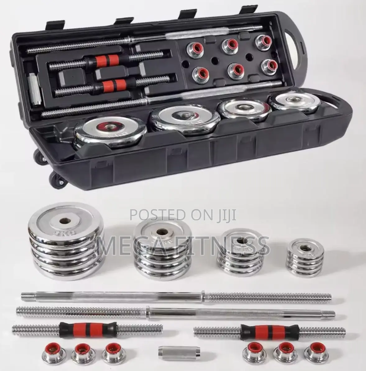 50kg Adjustable Chrome Dumbbell