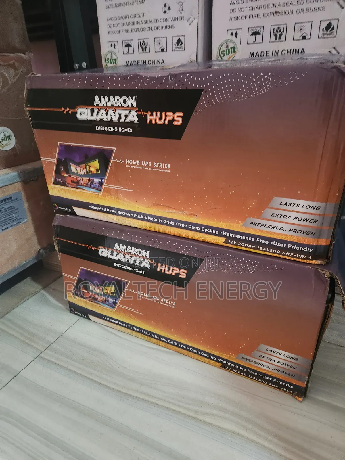 Quanta 200ah 12v Amaron Gel Batteries