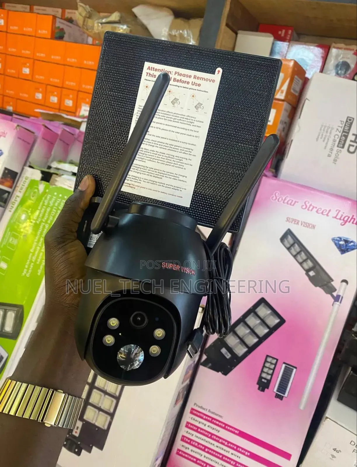 4g Solar Camera Single Lens Ubox 8mp