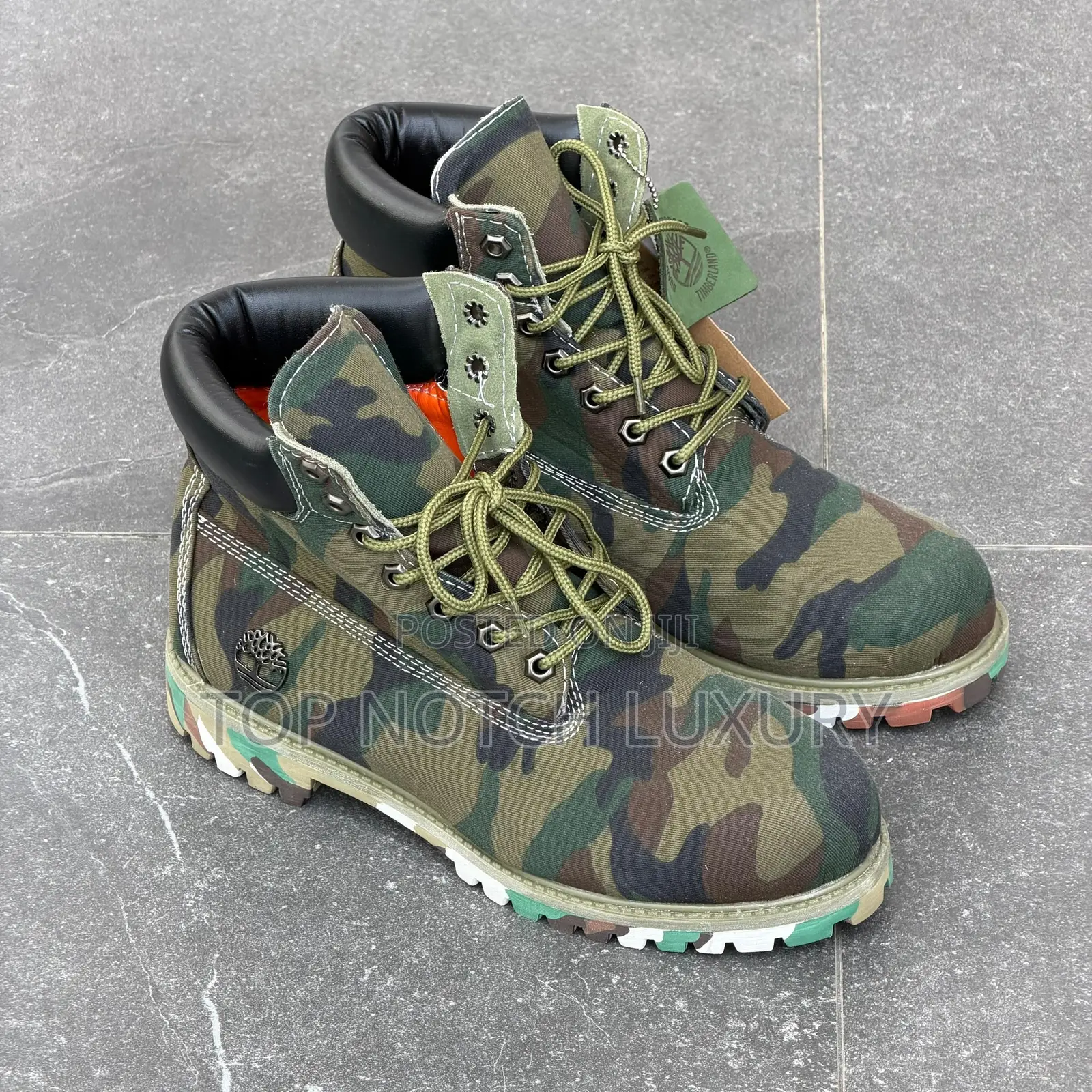 Original Timberland Green Camo Boots Now Available in Store