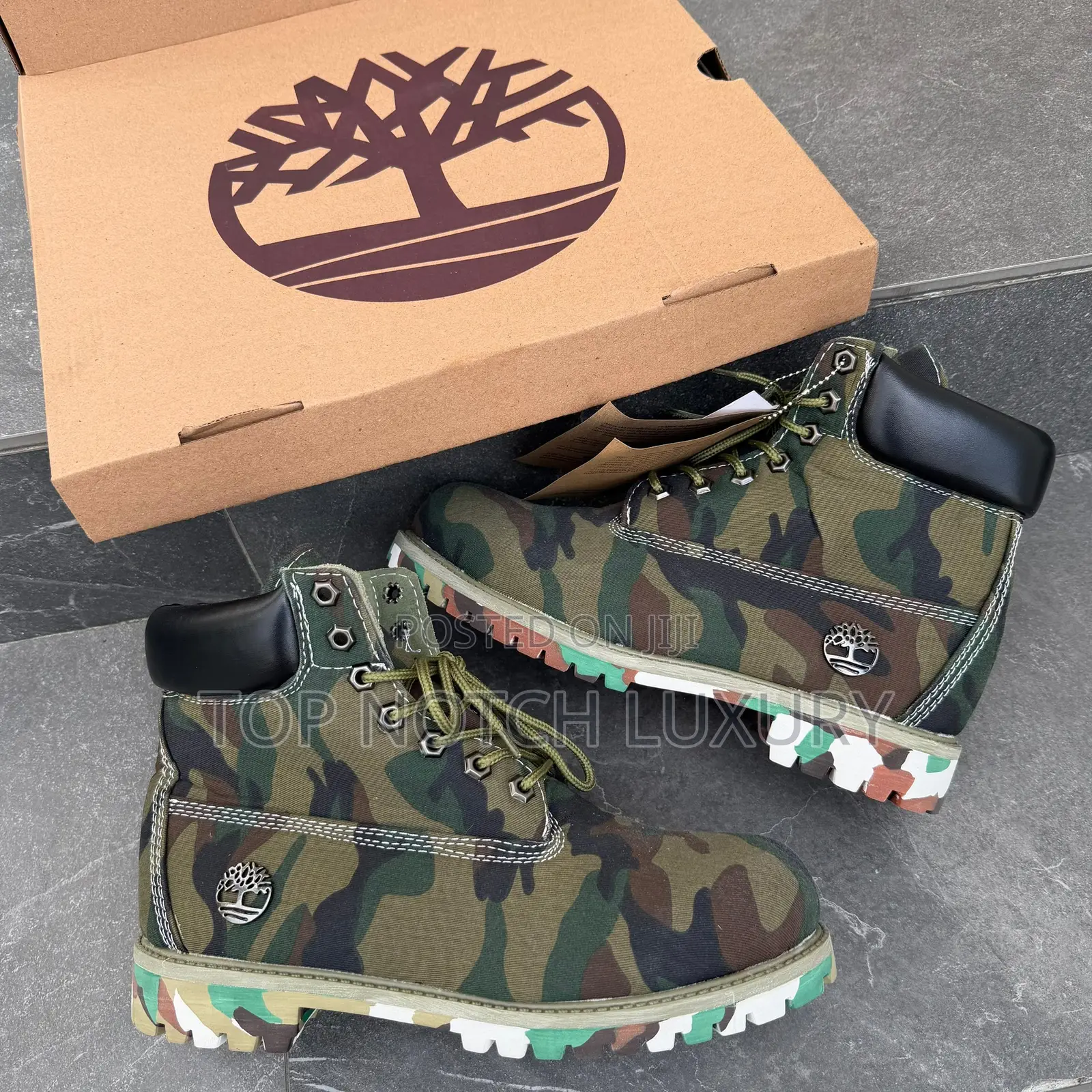 Original Timberland Green Camo Boots Now Available in Store
