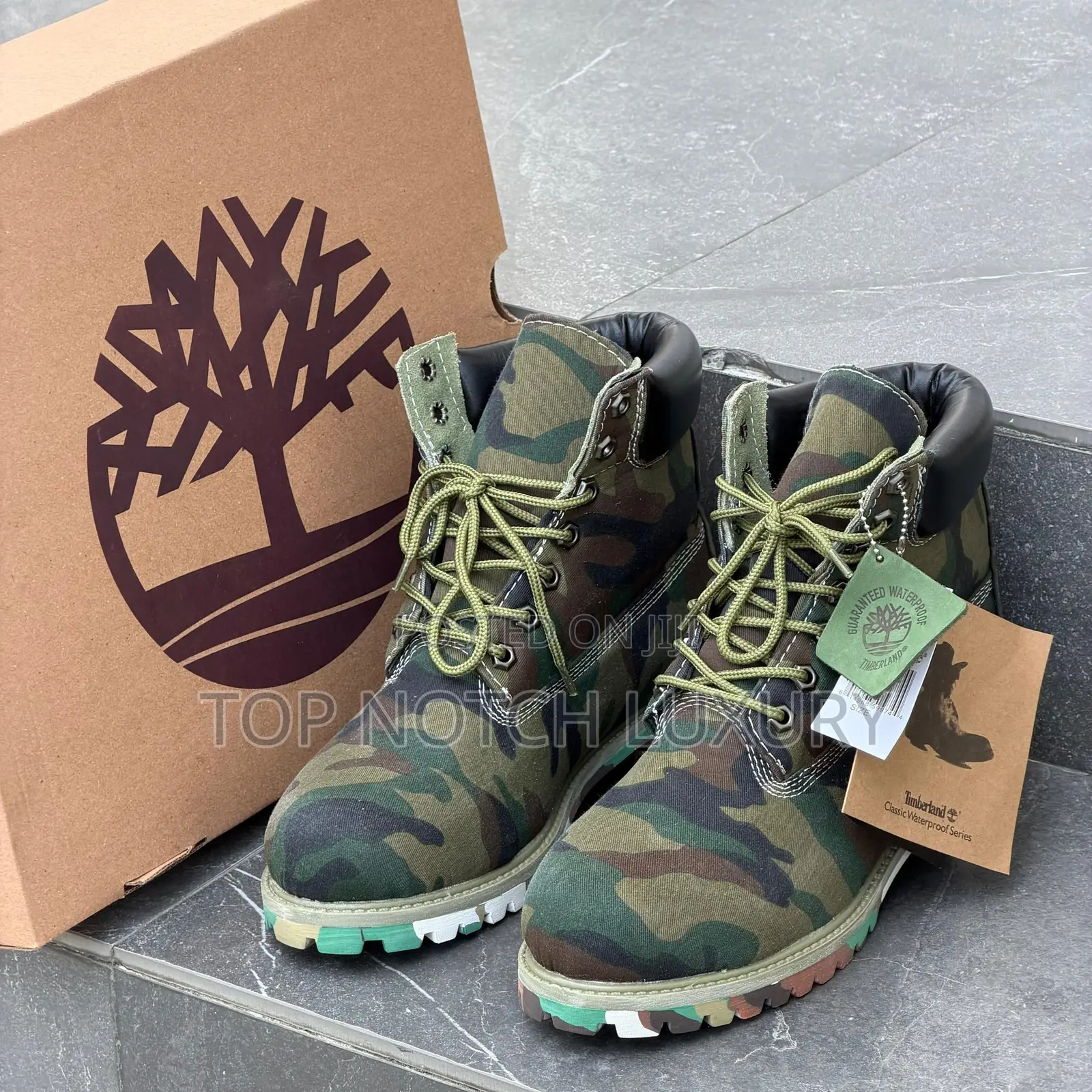 Original Timberland Green Camo Boots Now Available in Store