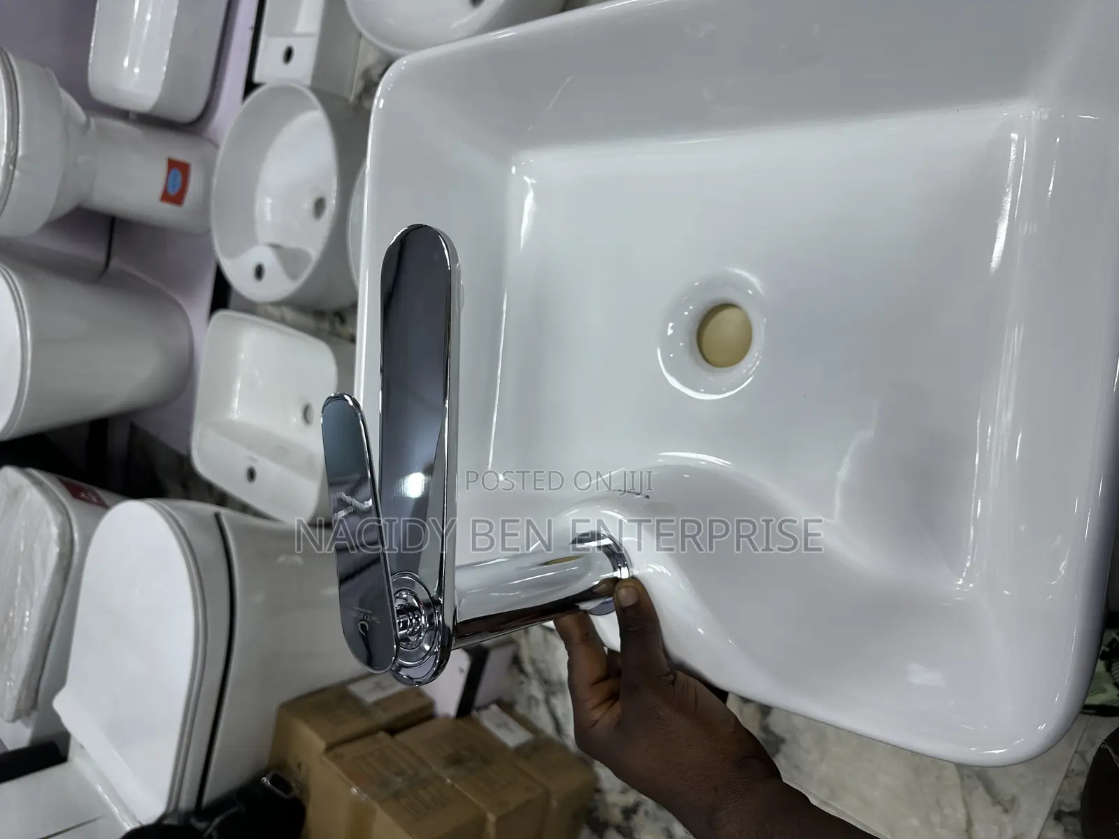 Stainless Basin Mixer Tap