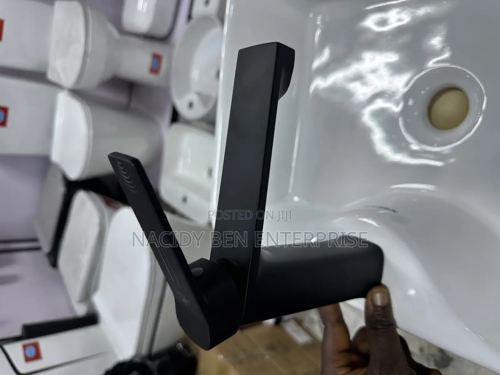 Black Basin Mixer Tap