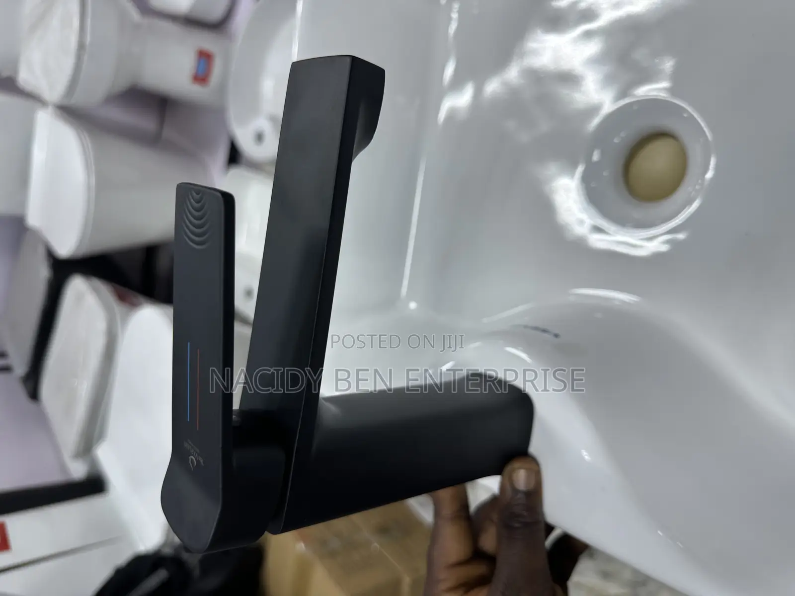 Black Basin Mixer Tap