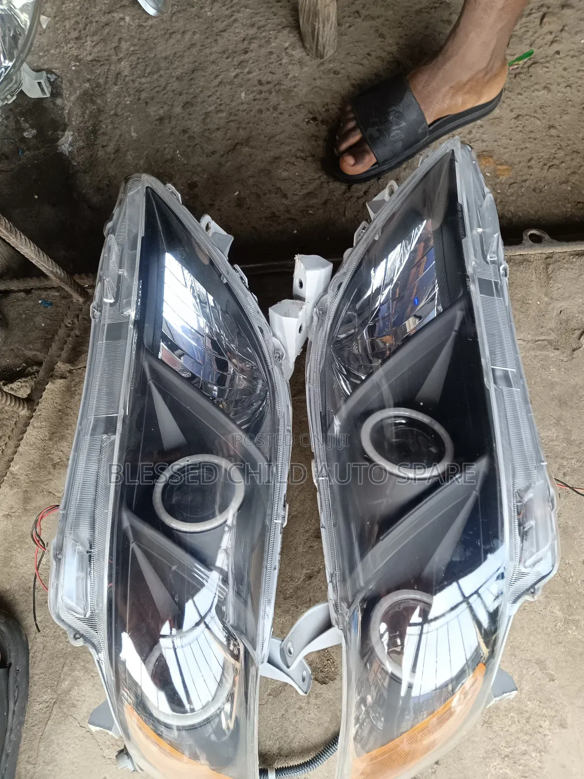 Headlamp Toyota Camry 2007 Tinted With Two Ring Light