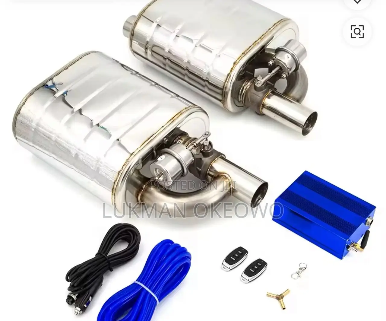 Silencer Loud Exhaust Pot With Valvetronic Remote