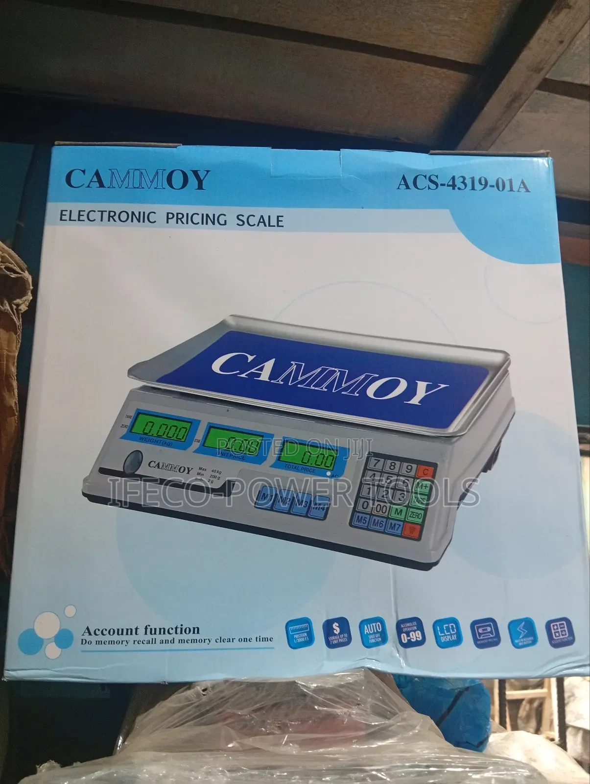 Camry Acs-4319-01a Electronic Pricing Scale