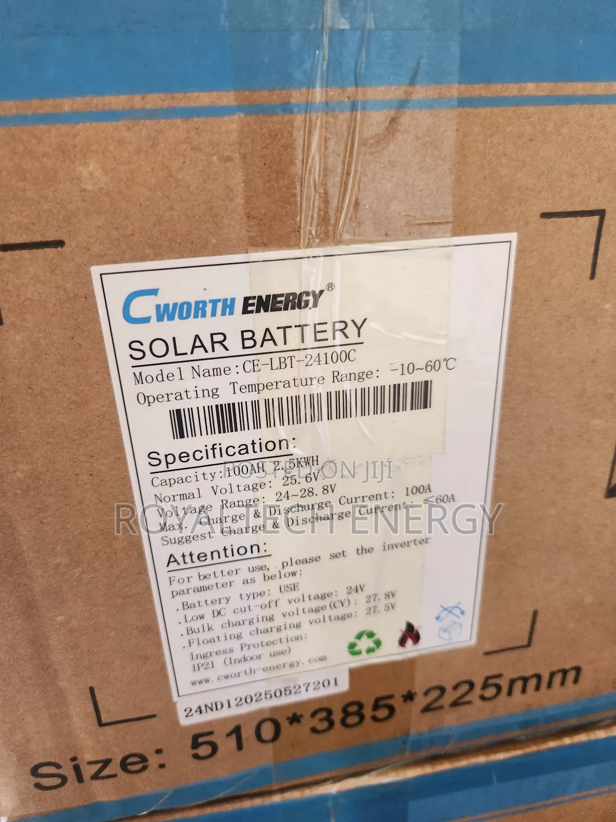 Cworth 2.5kwh 12v Lithium Phosphate Batteries