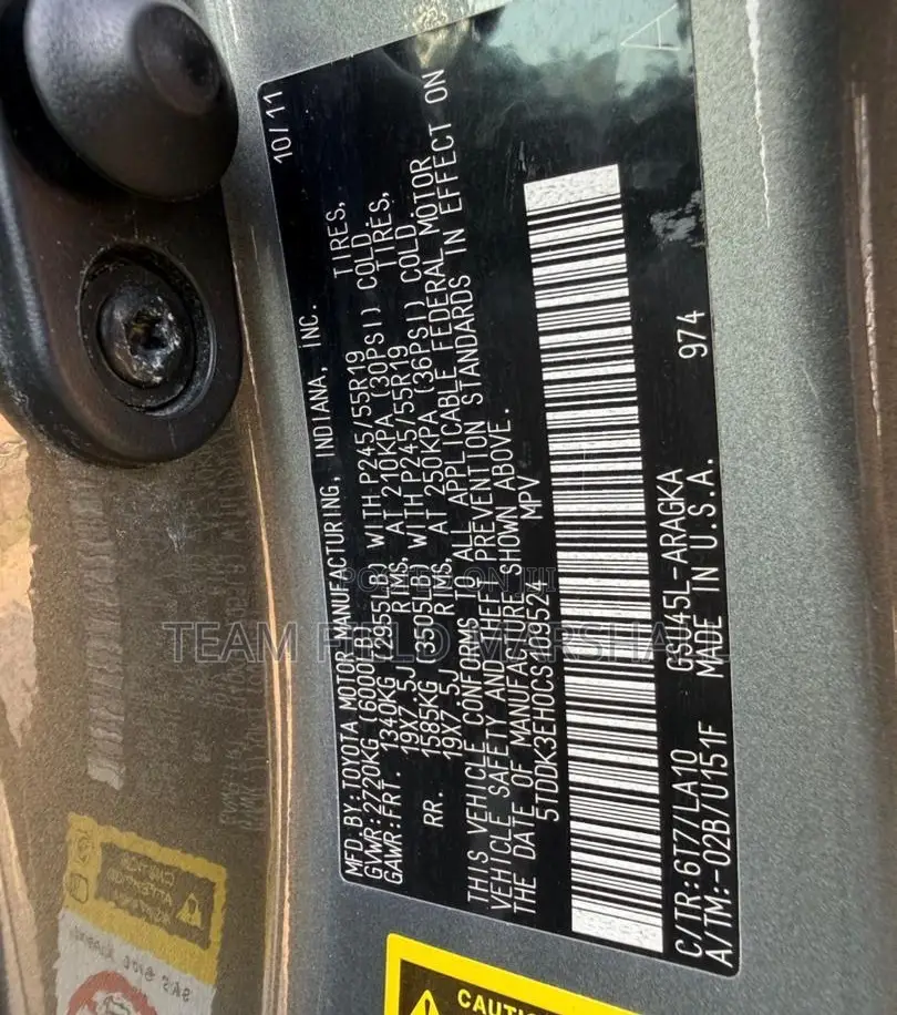 Toyota Highlander Limited 2012 Gray