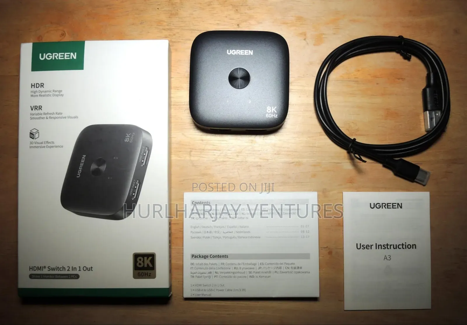 Ugreen Hdmi 2.1 Switch 2 In 1 Out At 60hz