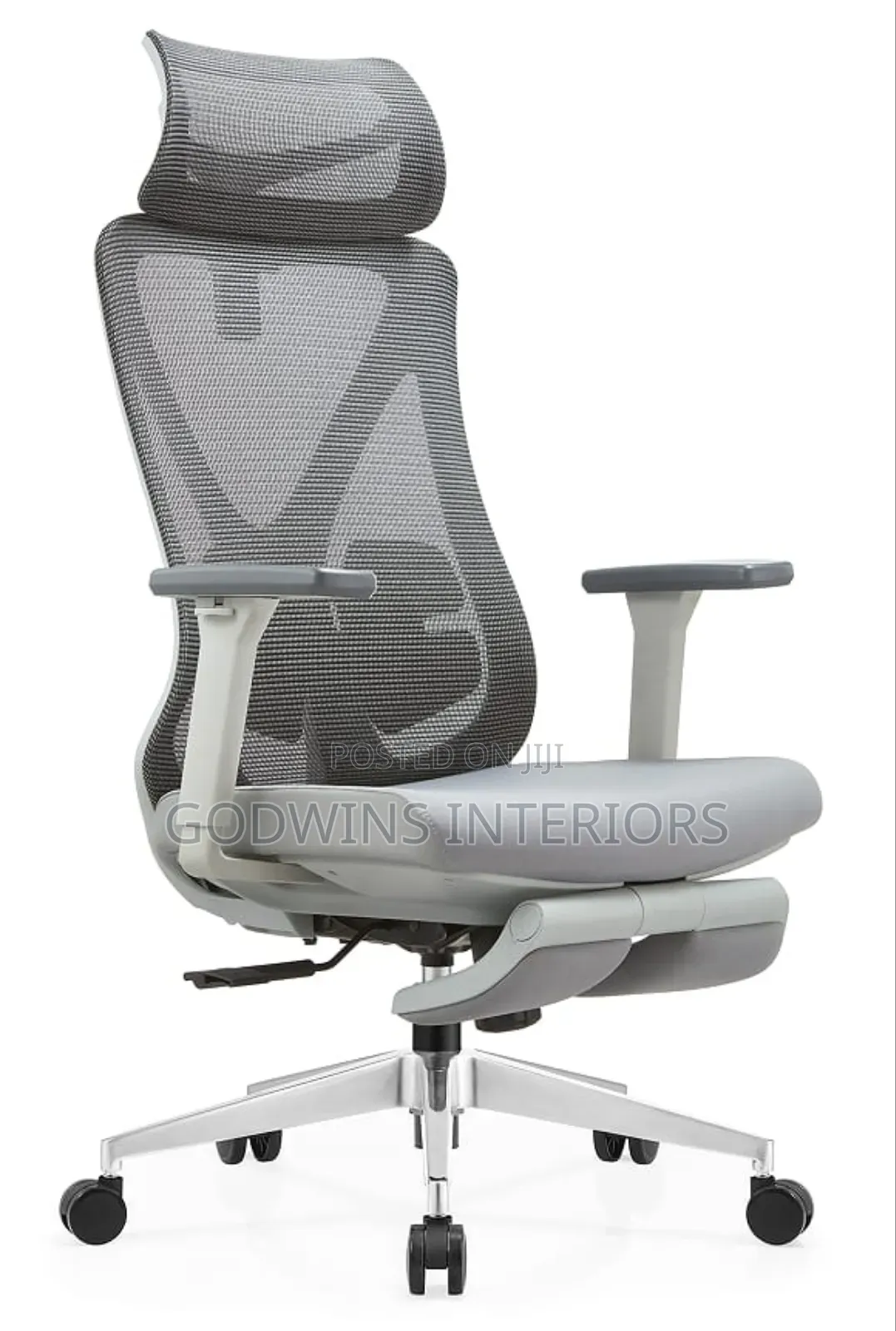 Mesh Office Chair With Footrest