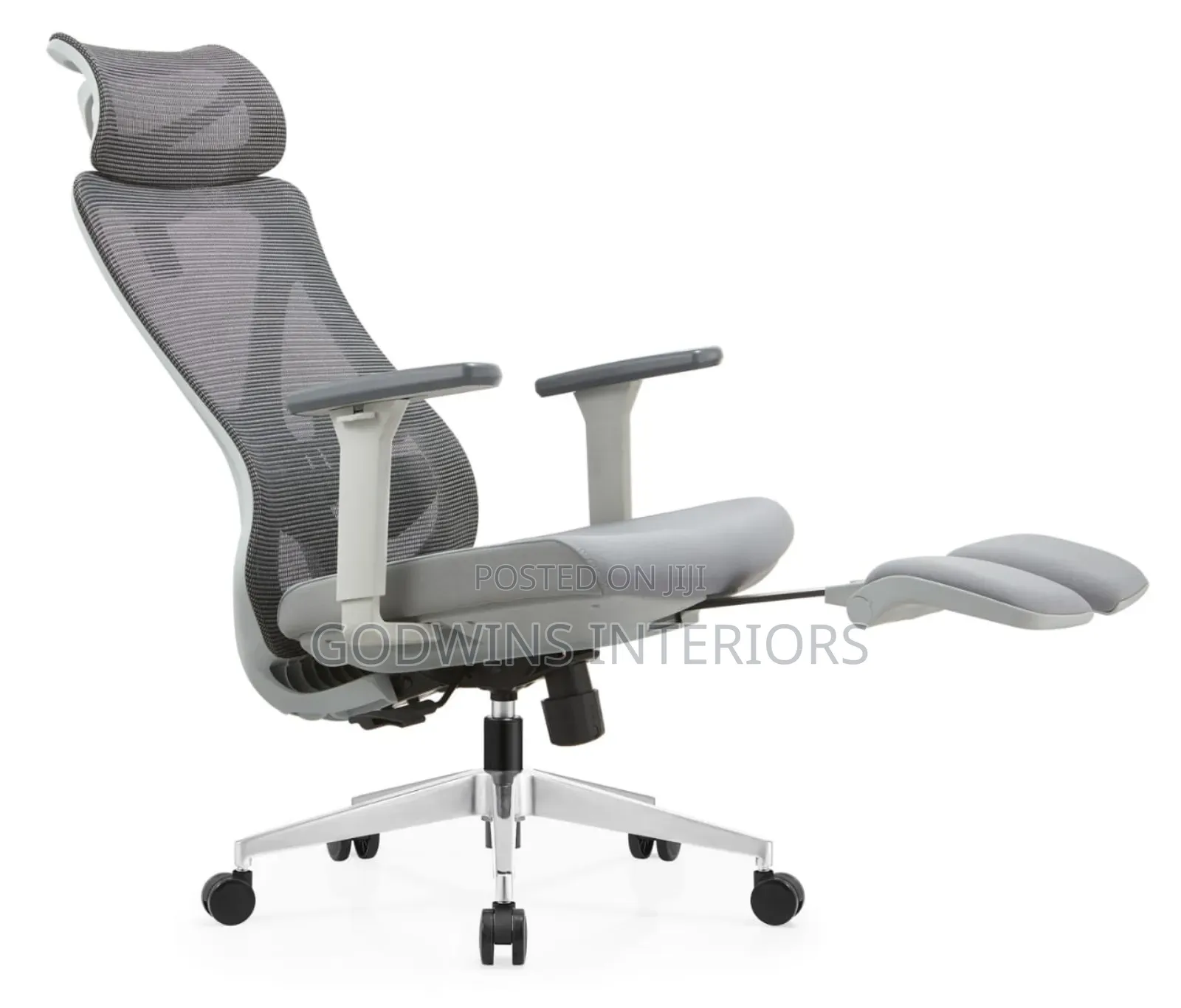 Mesh Office Chair With Footrest