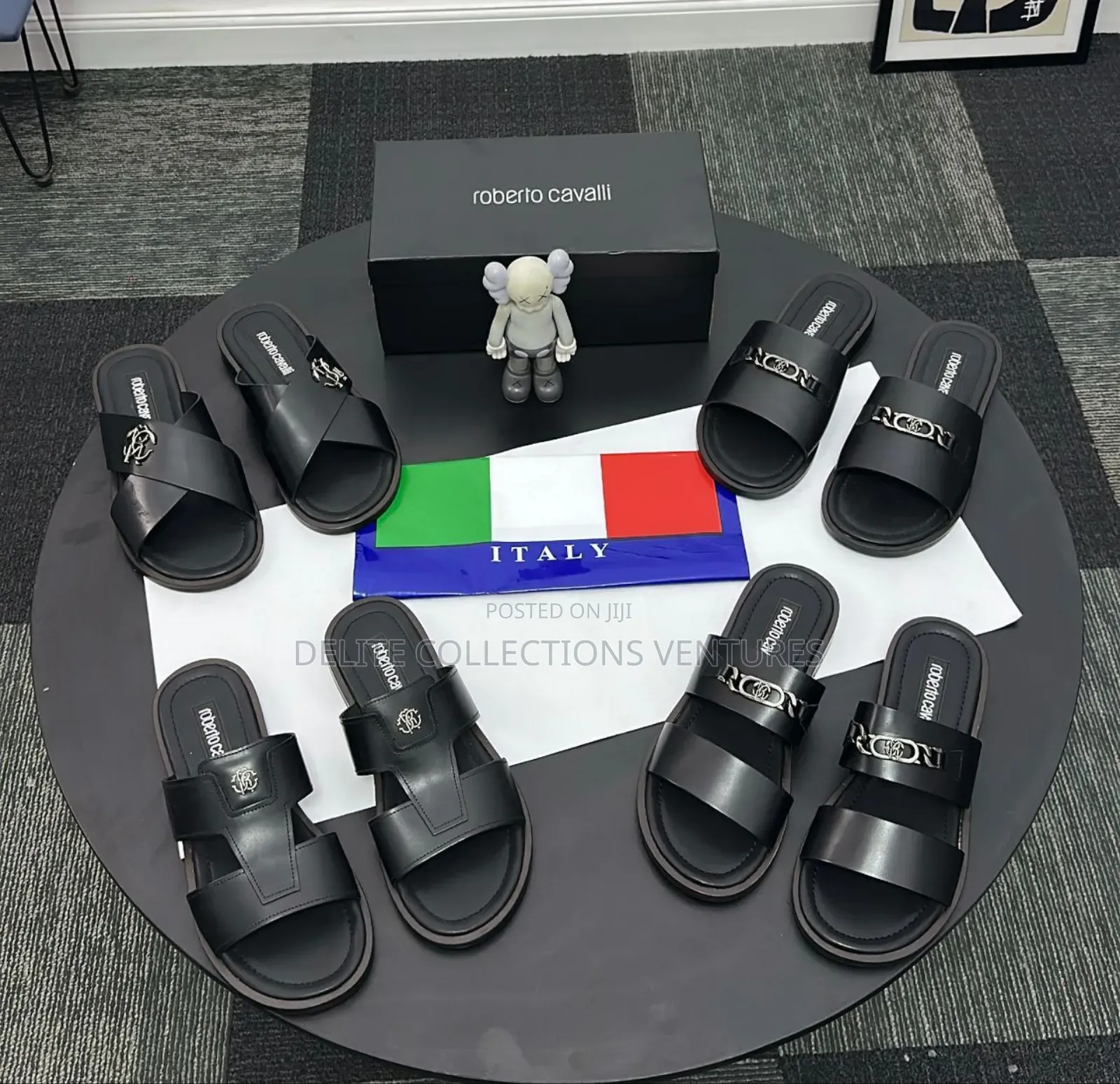 New Roberto Cavalli Italian Men Slippers Now Available in Store*