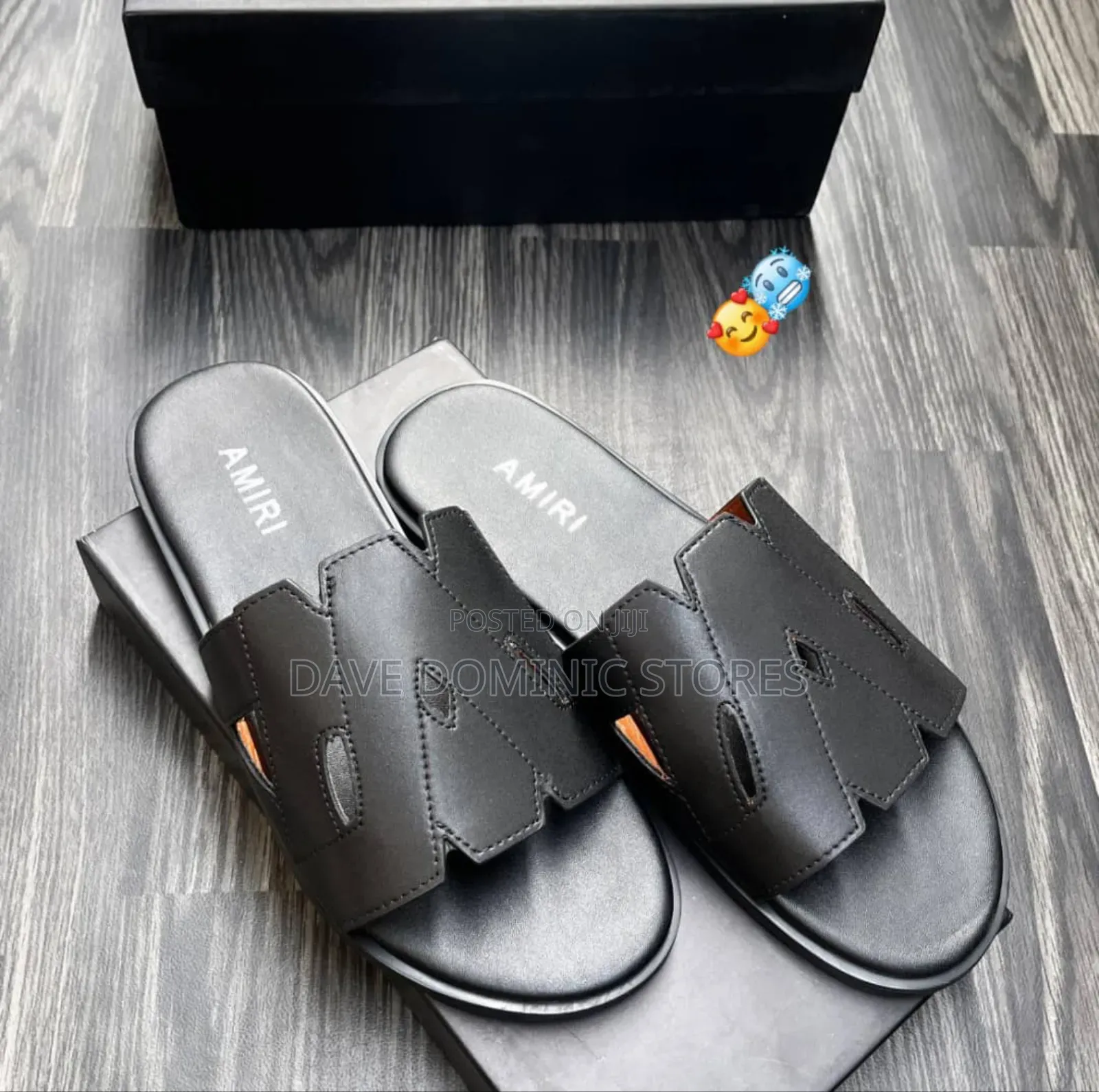 Original Amiri Leather Mule