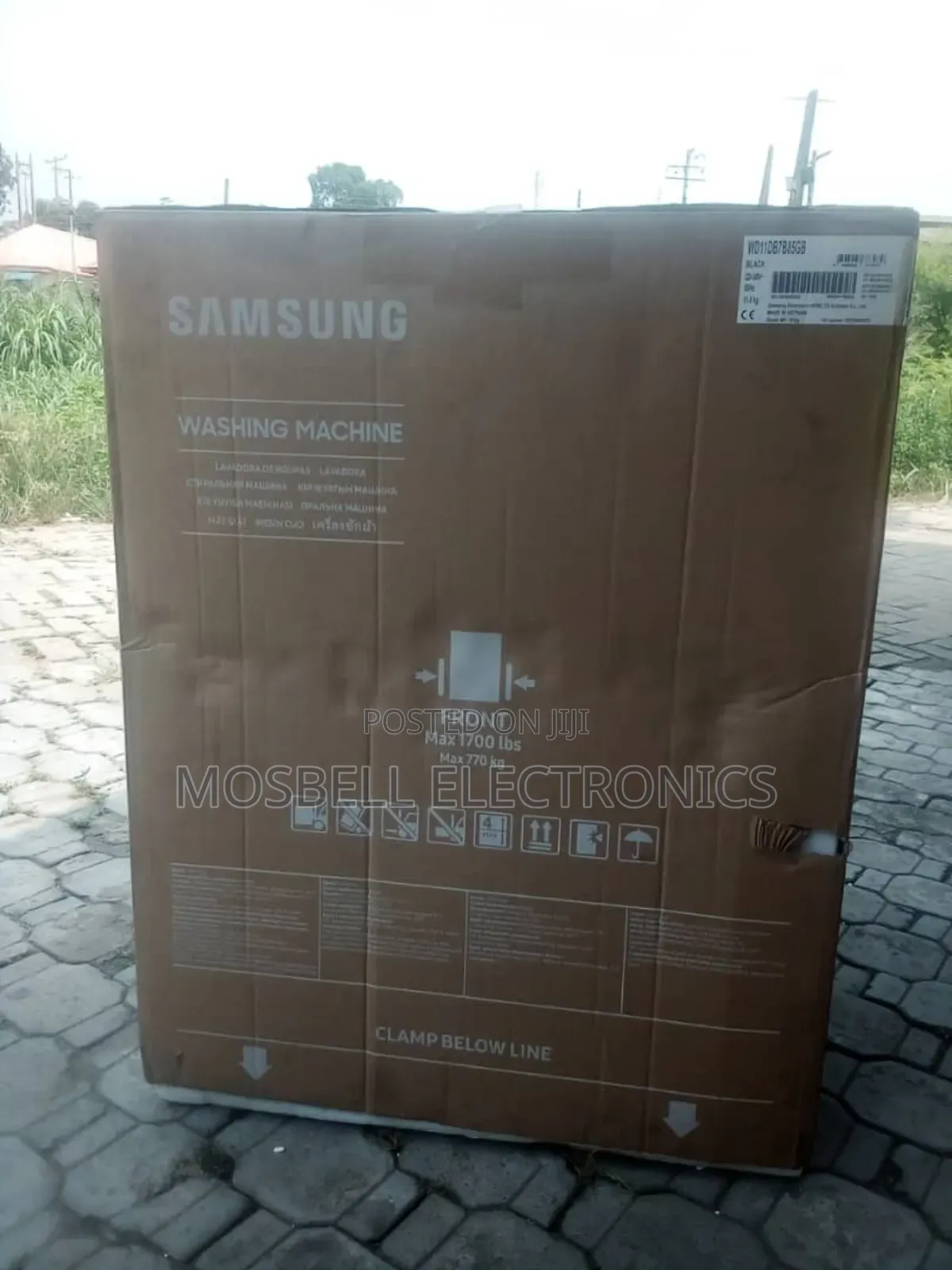 Samsung 11kg/6kg Wash and Dry Washing Machine Wd11db7b85gbnq
