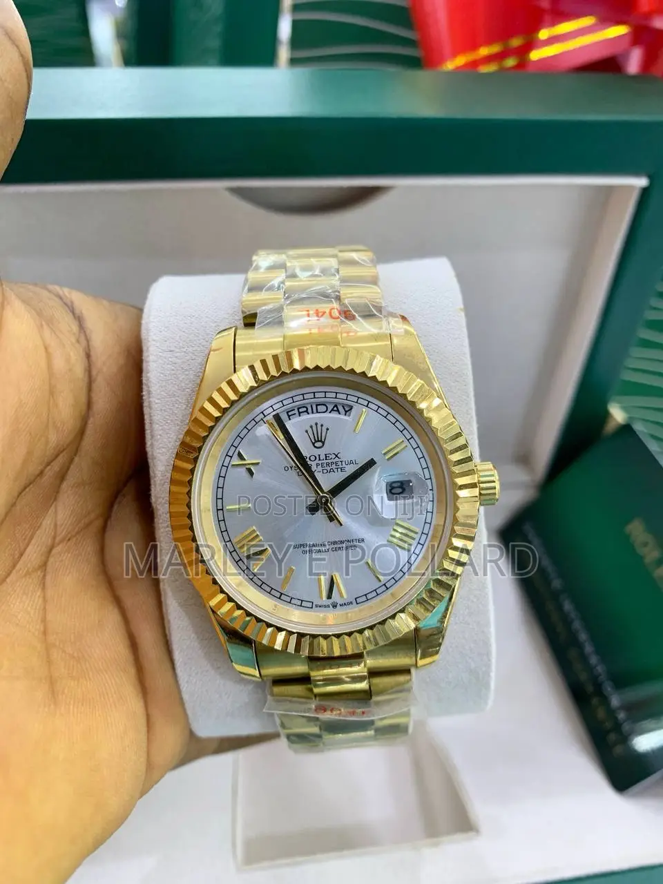 High Quality Superlative Chronometer Rolex Date Just Wristwatch