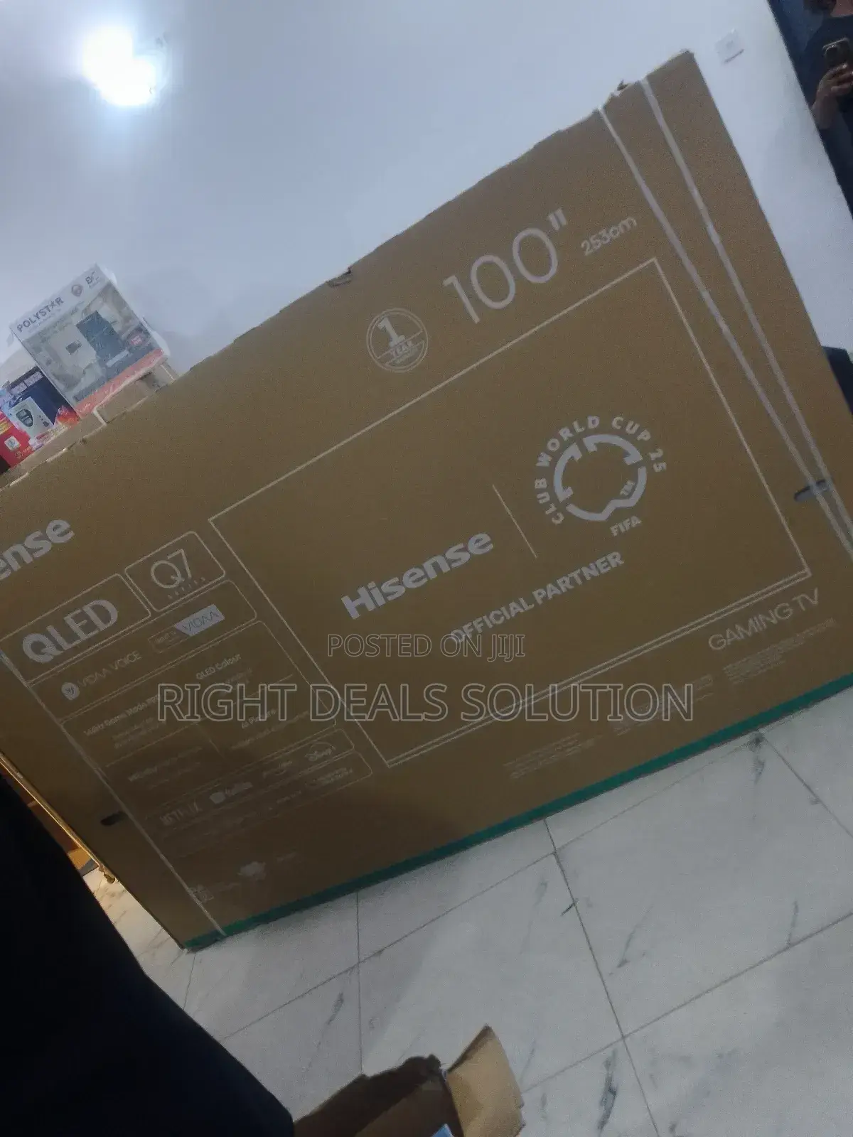 Hisense 100q7n: Qled Smart Tv, 144hz, Full Array Local Dimming .