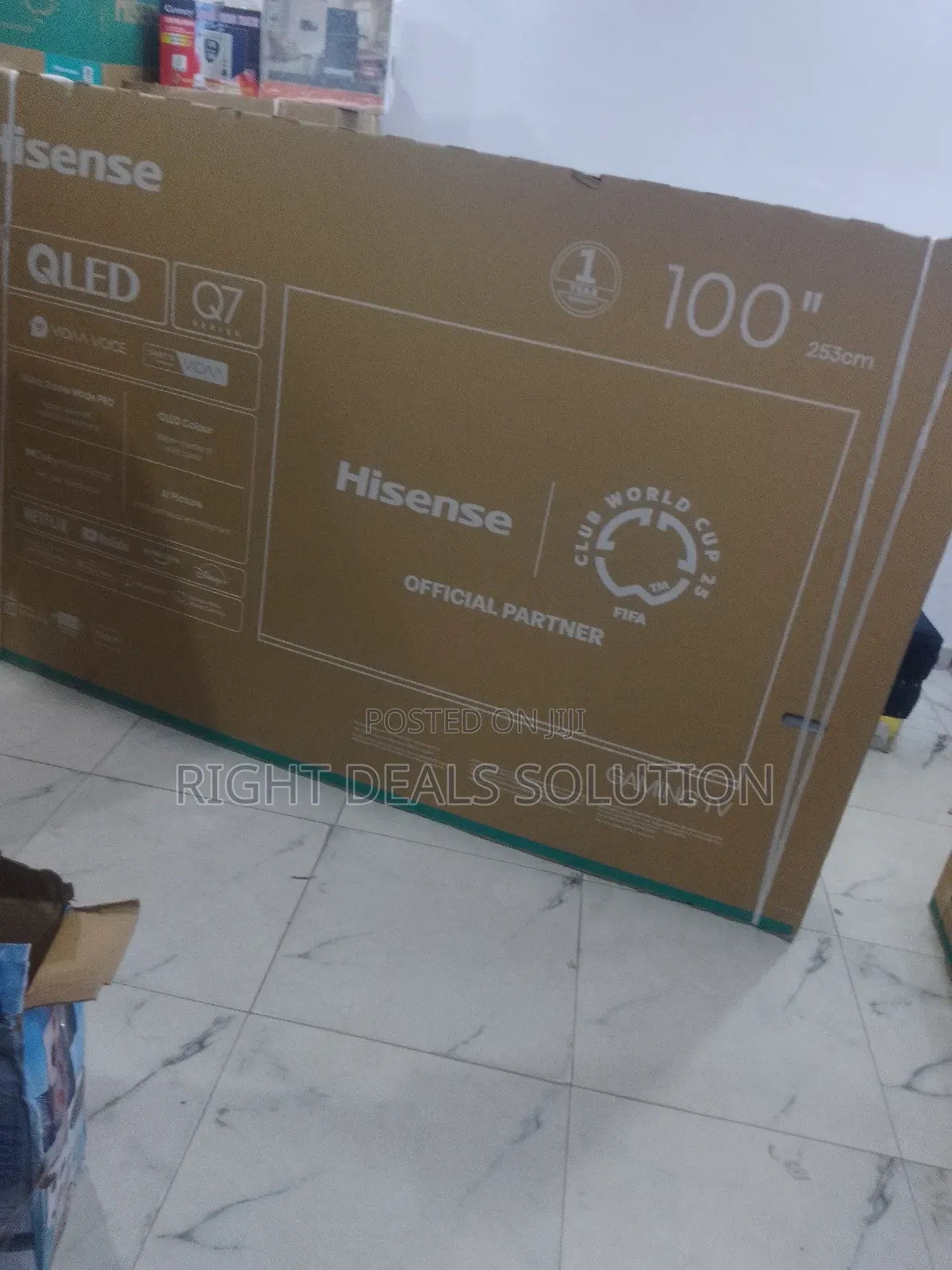 Hisense 100q7n: Qled Smart Tv, 144hz, Full Array Local Dimming .