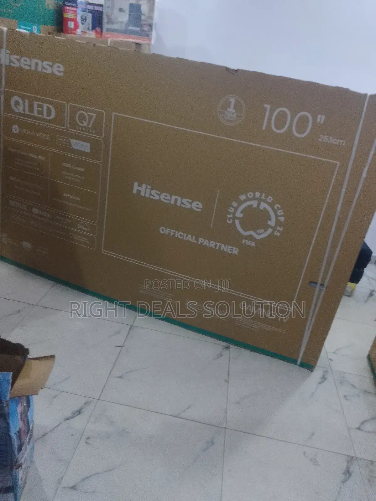 Hisense 100q7n: Qled Smart Tv, 144hz, Full Array Local Dimming .