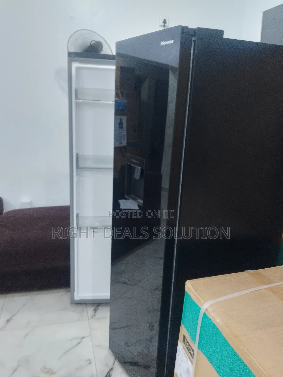 Experience Power: Hisense Black Stainless Steel Inverter Refrigerator