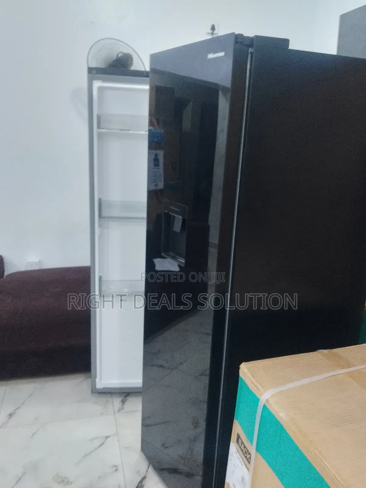 Experience Power: Hisense Black Stainless Steel Inverter Refrigerator