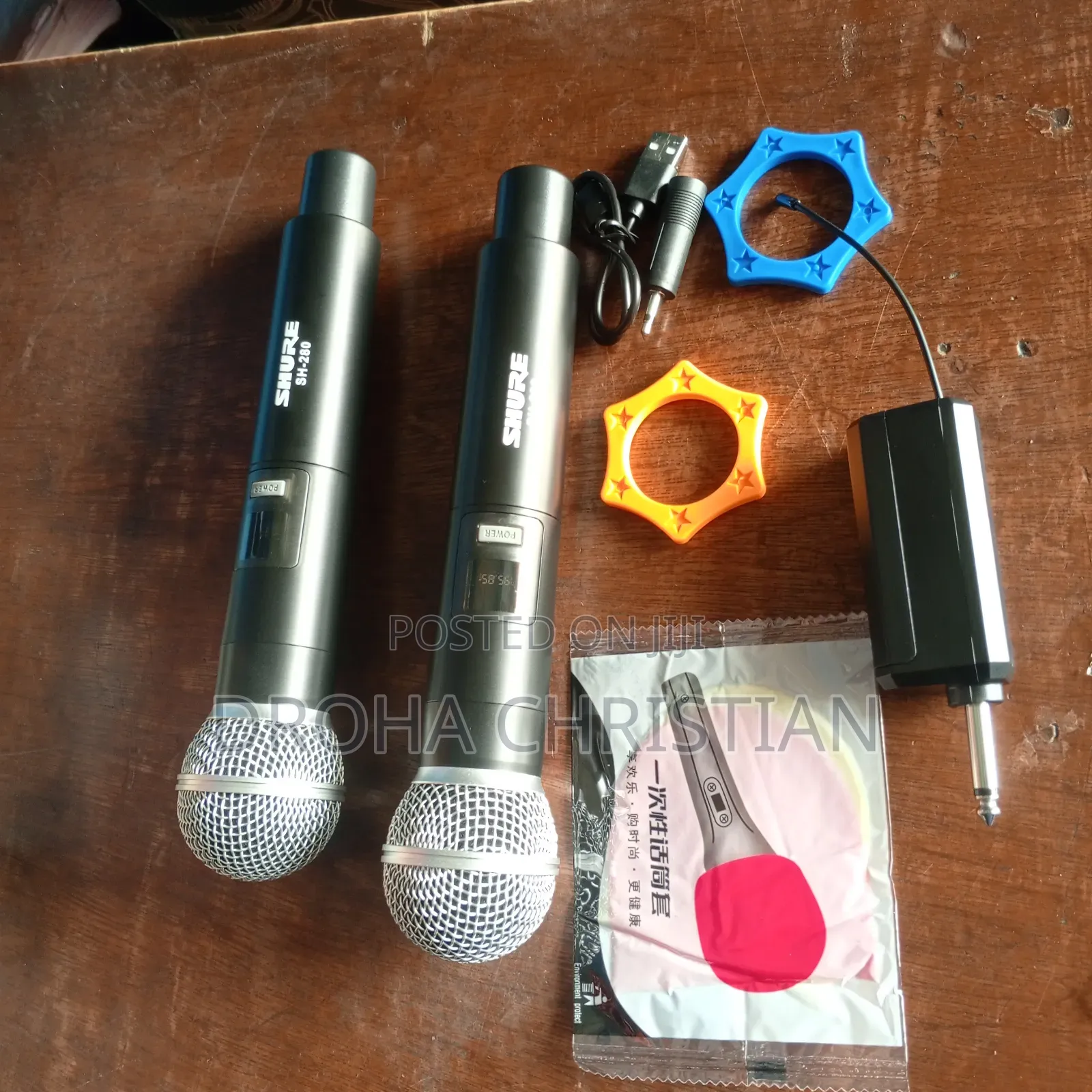 Double Handle Megaphone Mic