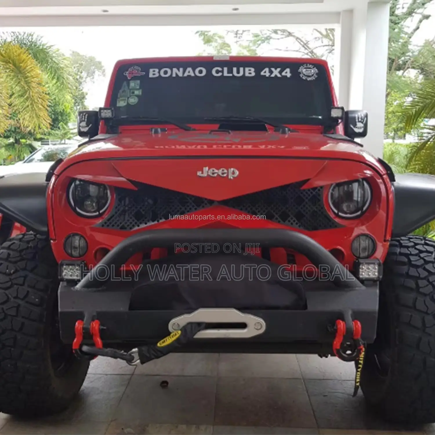 Jeep Wrangler Off Road Front Grill Cover Brand New One.