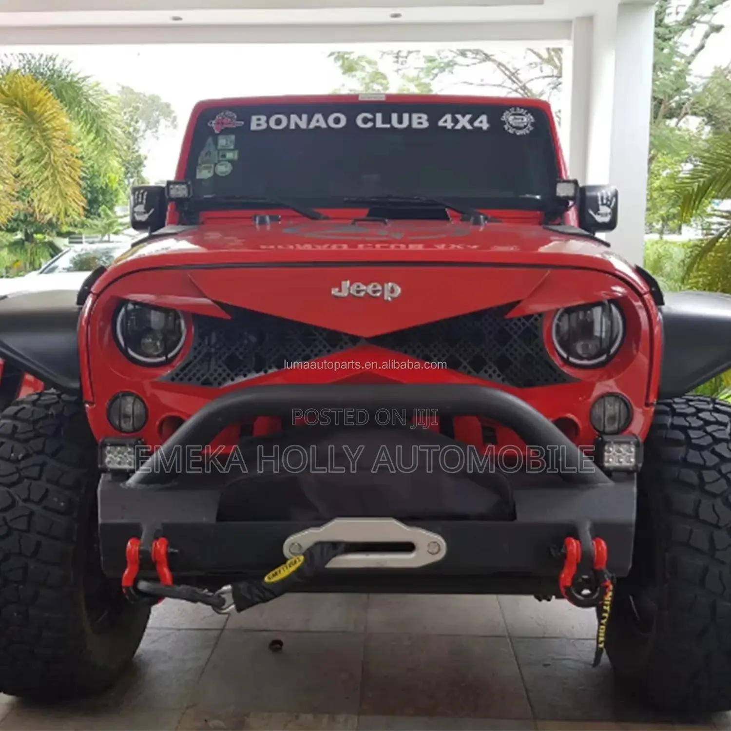 Jeep Wrangler Off Road Front Grill Cover Brand New One.