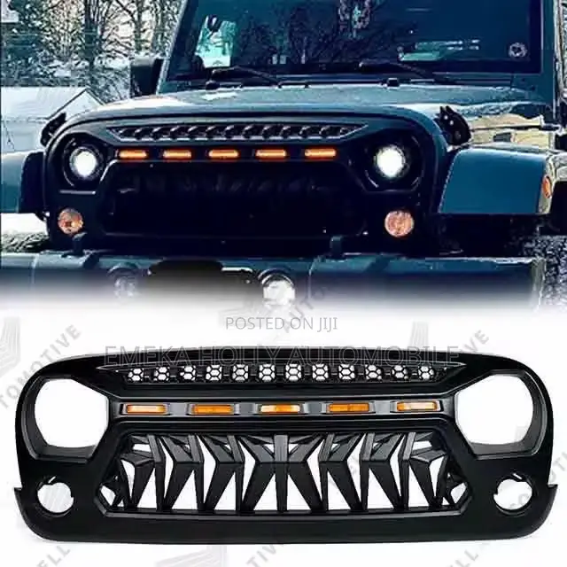 Jeep Wrangler JK (2010-2018) LED Angry Grille Front Grill