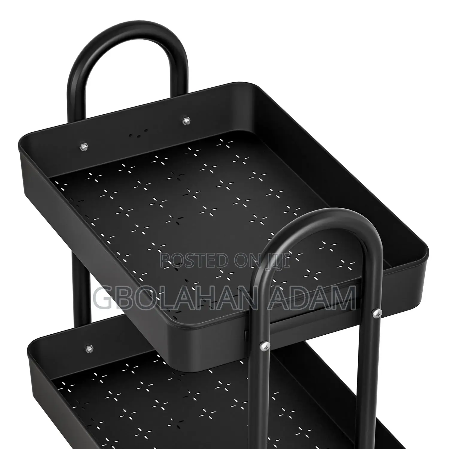 3-Tier Rolling Storage Cart With Wheels