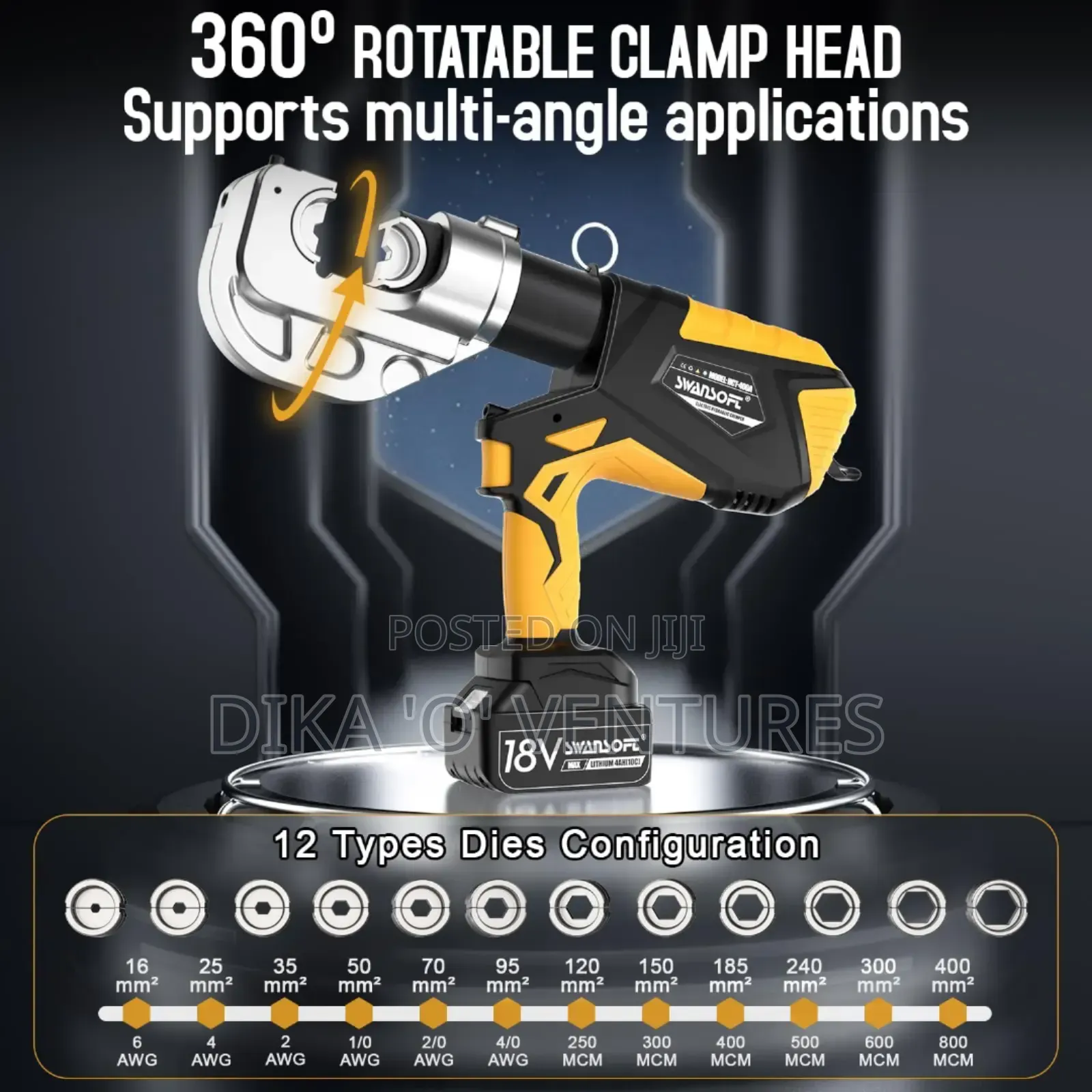 Rechargeable Hydraulic Pliers Electric Hydraulic Crimping Tools