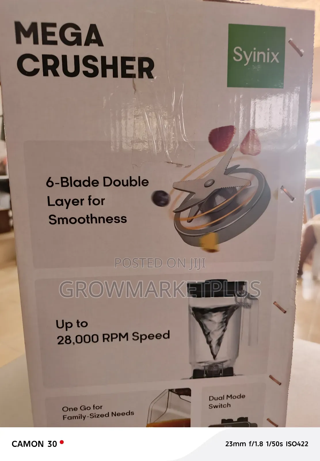 Syinix Blender 1500w- Powerful and Reliable