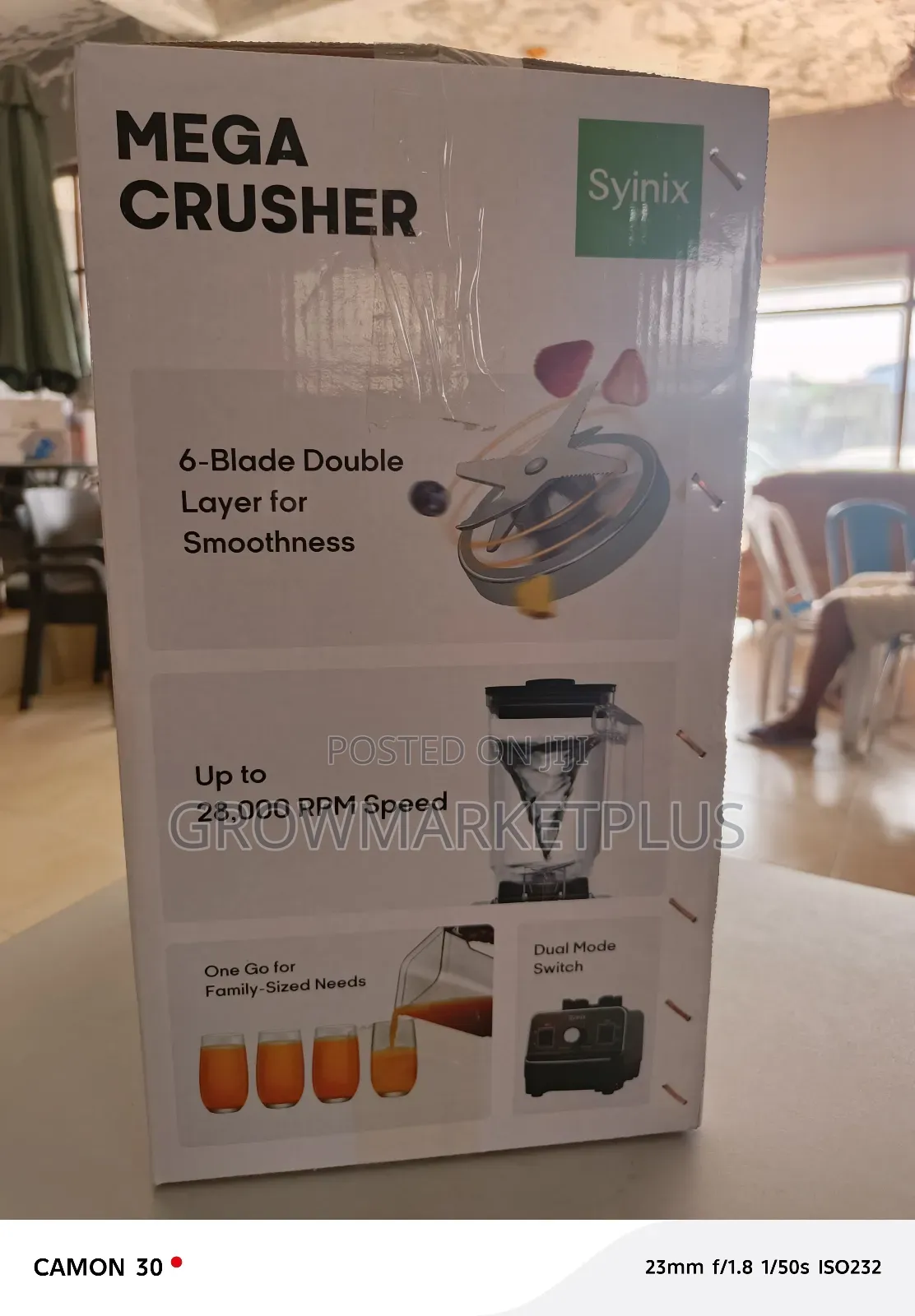 Syinix Blender 1500w- Powerful and Reliable