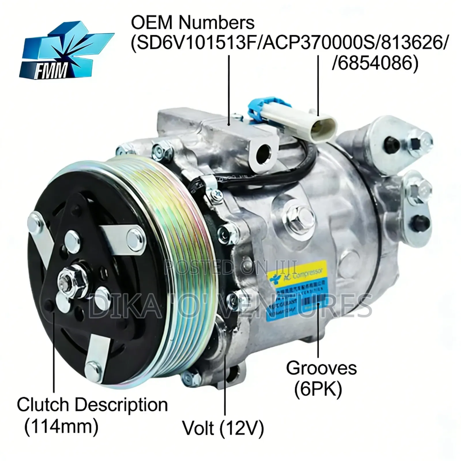 Clutch Car Air Conditioning Compressor Ac Compressor