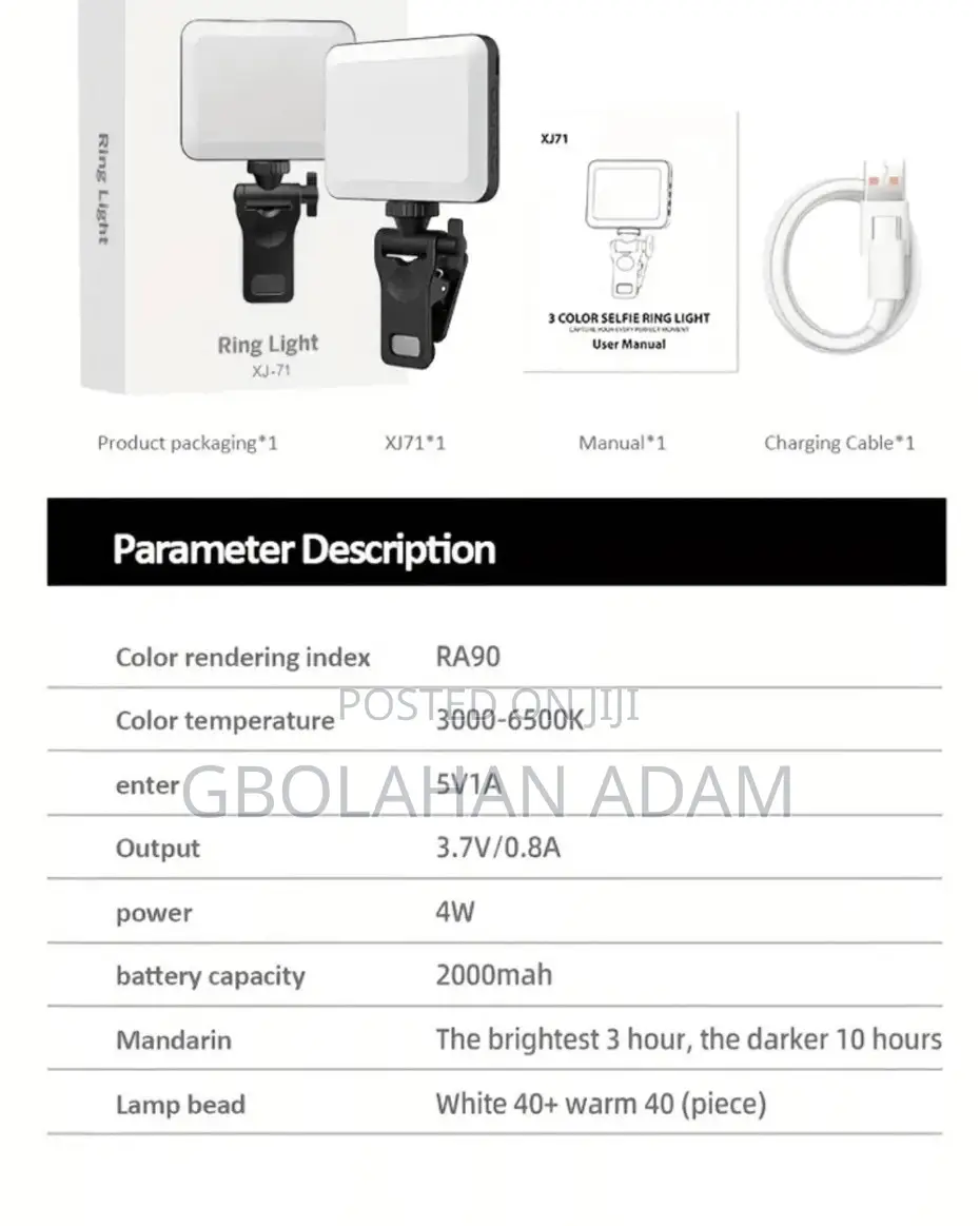 Influencer Portable Led Light
