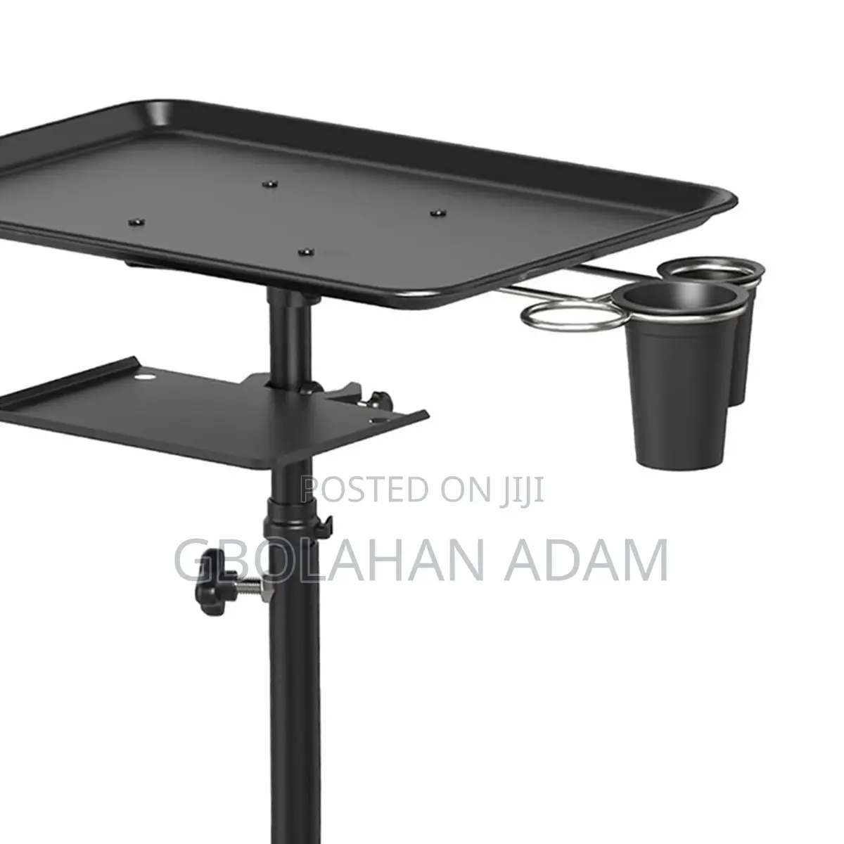 Salon Rolling Cart With Tray Dryer Holder