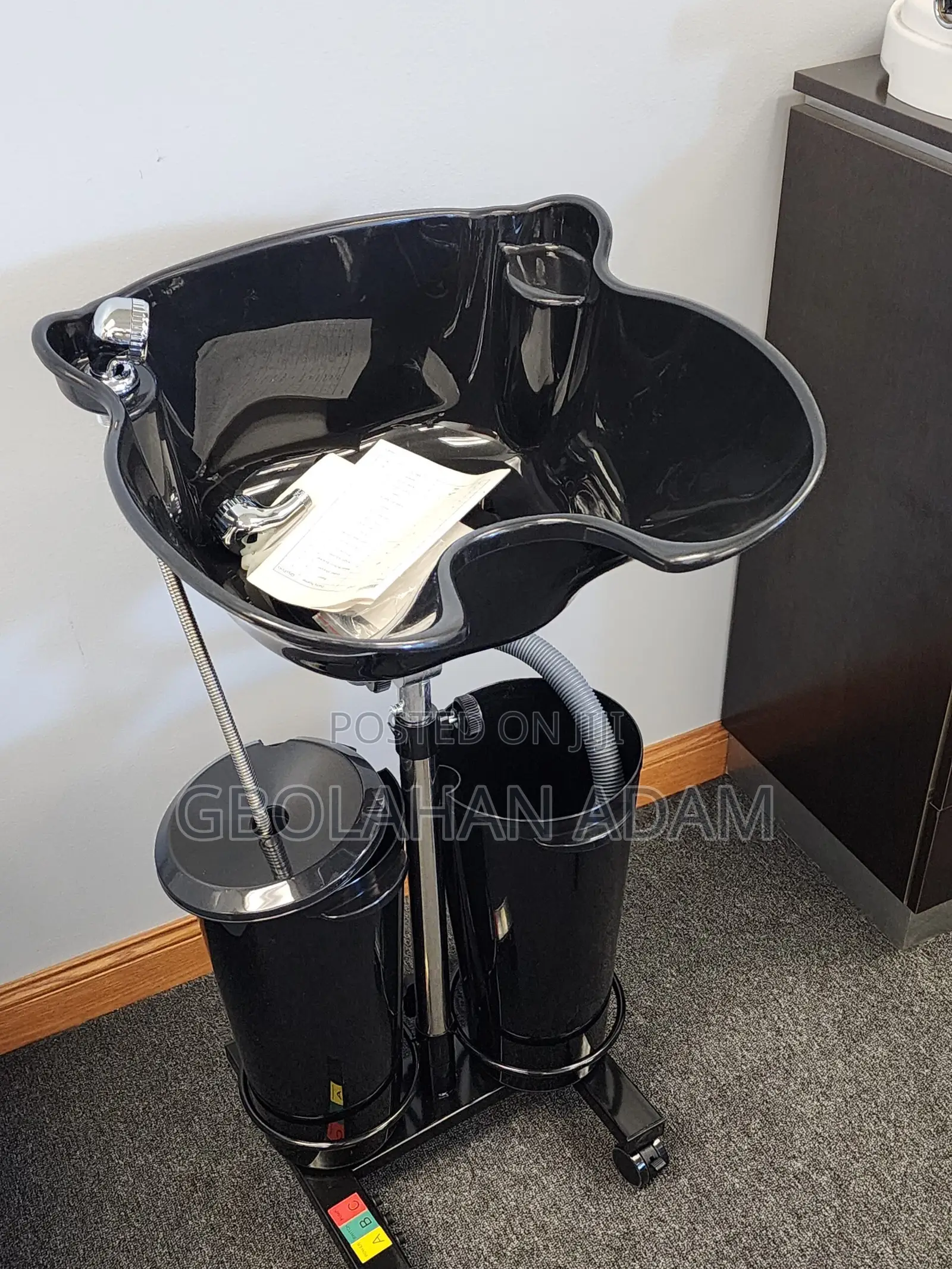Portable Shampoo Basin With Electric Pump