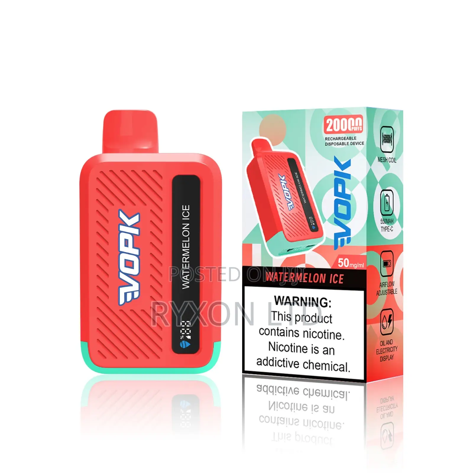 20,000 Puffs Disposable Vape Shisha