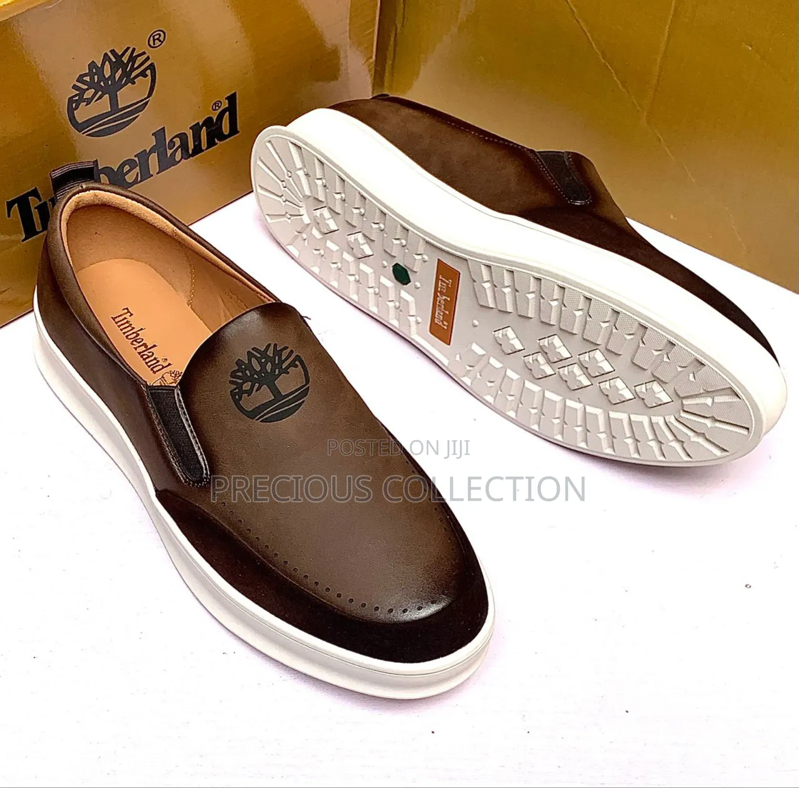 New Model Timberland White Sole Loafers
