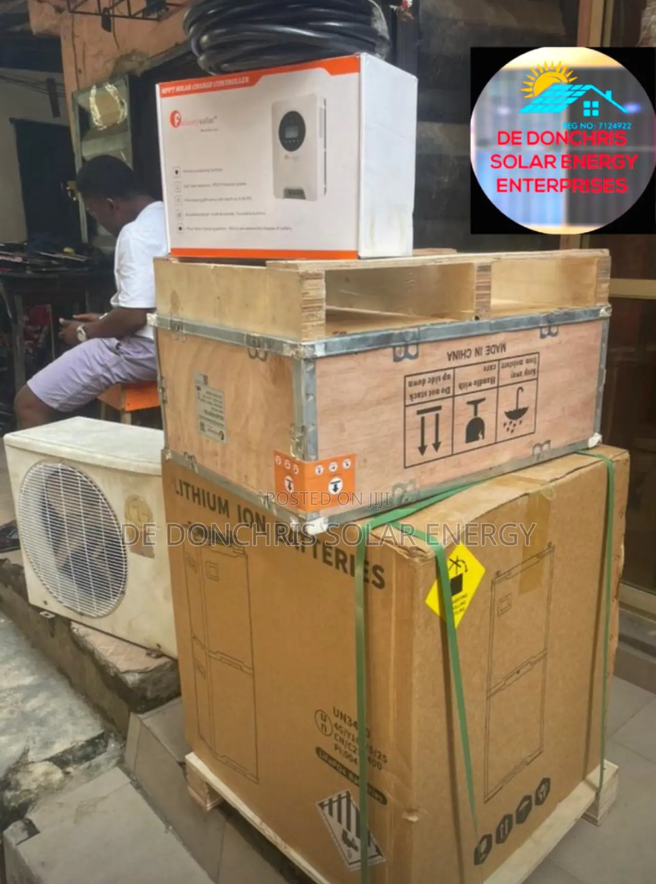 Our Full Installation Of 15kwh Blue Carbon Lithium Battery Installatio