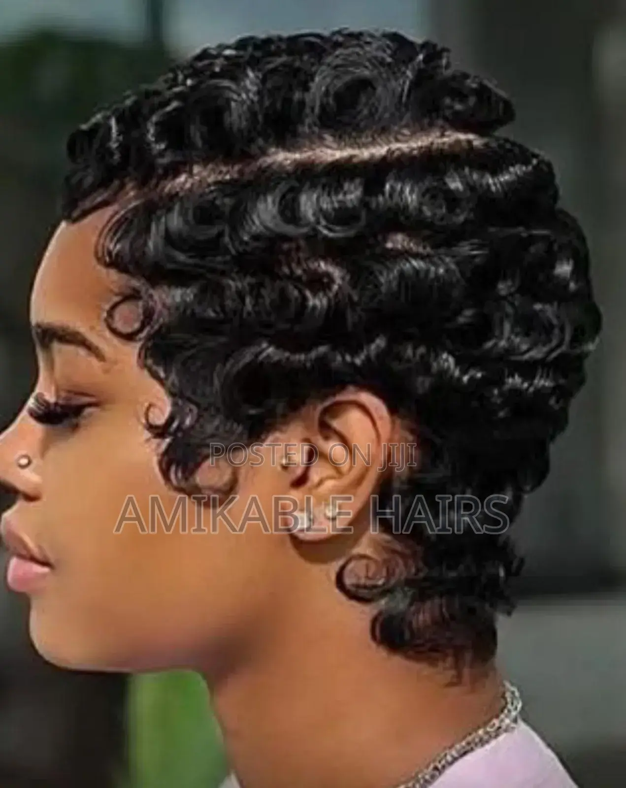 Human Hair Pixie Cut