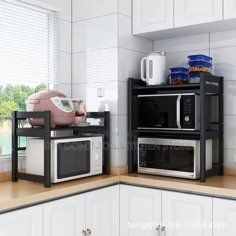 1 Tier Expandable Microwave Stand