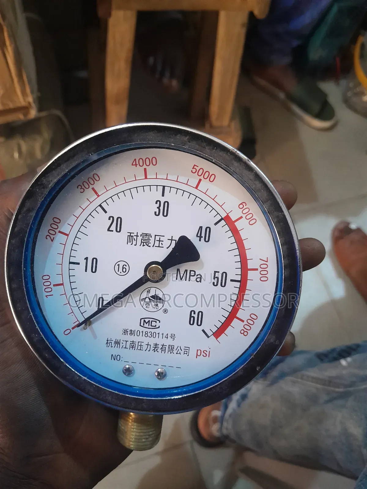 Pressure Guage 4inchs 8000 Psi