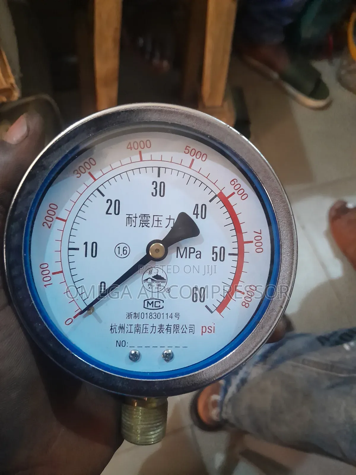 Pressure Guage 4inchs 8000 Psi