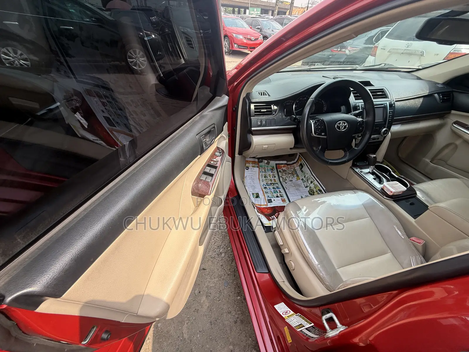 Toyota Camry XLE V6 4dr Sedan (3.5L 6cyl 6A) 2012 Red