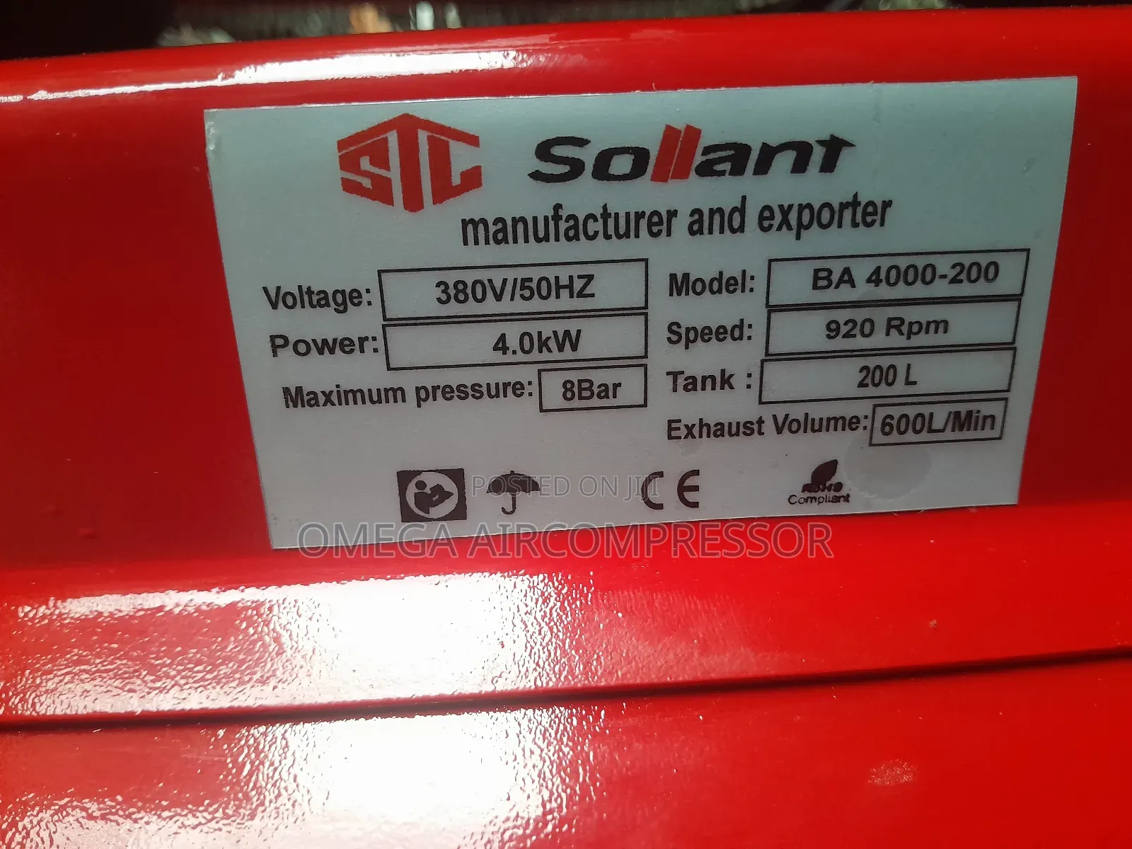 Air Ccompressor Complete With Tank